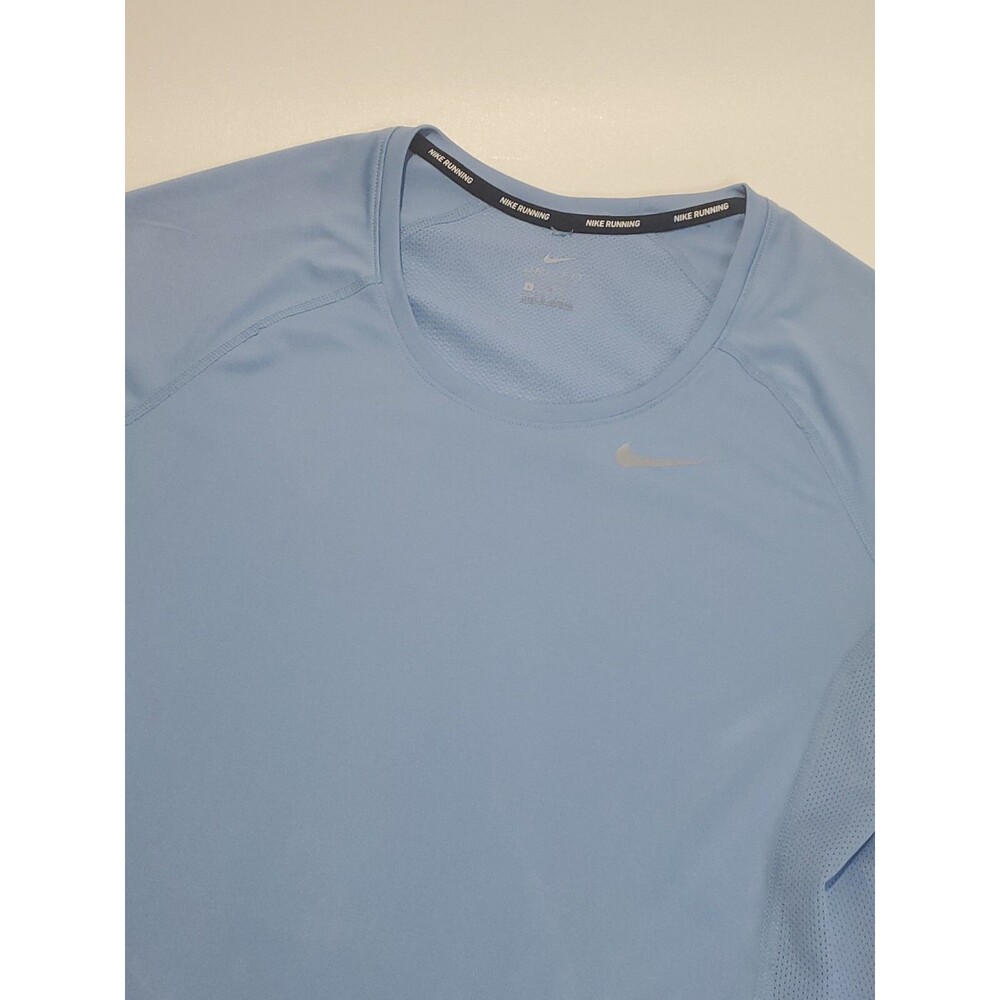 Nike‎ Running Women's Short Sleeve Dri-Fit Shirt, Blue, Large